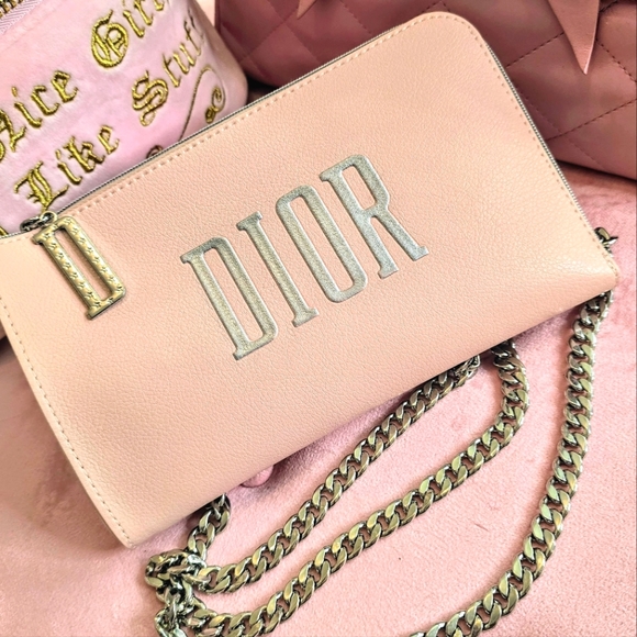 Dior Handbags - Dior Baby Pink Mini CrossBody